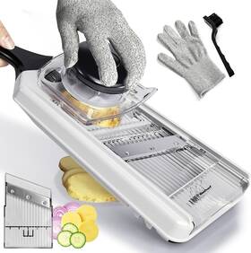 Branded 711181898989 Inch Multi-handheld Mandoline Slicer Vegetable And Fruit Chopper For Kitchen