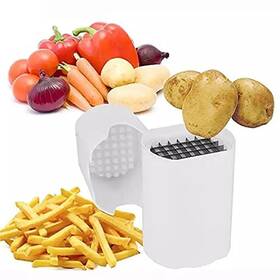 Branded 726084224216 1pcs French Fry Cutter Natural Cut Rapid Slicer Vegetable Potato Tool Food Veggi