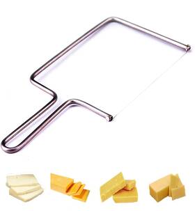 De-es01-298 Bremen Stainless Steel Cheese Slicer - Lyre Wire Cutter For Gray