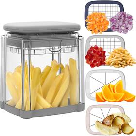 Brieftons 198168479643 Perfectcut Vegetable Chopper 4-blade Veggie Dicer Fruit Slicer Po