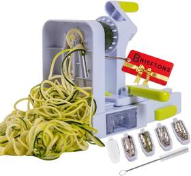 Brieftons 445005818862 Quickfold 5-blade Spiralizer Versatile And Compact Foldable Vegetable S