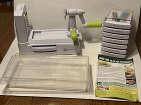 T1268 Brieftons 10-blade Spiralizer Strongest And Heaviest Duty Vegetable Slicer