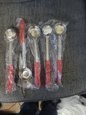Browne 028238863310 2 Oz Portioner With Red Handel Lot Of 5