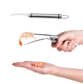 Broyeur 793101933680 2 Pcs Shrimp Deveiner Tool Cleaner Knife Shrimpthread Shr