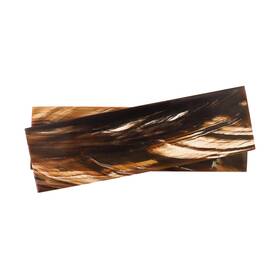 Buddha4all Chasing Passion Mpt-00911 Buffalo Horn Gold Streaks Scales Handle Set Pair Handles Material