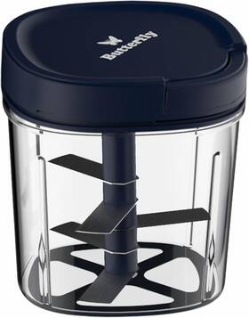 Tribmc0002 Butterfly 3.8 Cups Premium Plastic Manual Food Chopper Hand Pull String Onion V