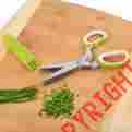 Bv-1100 Herb Scissors Stainless Steel Multipurpose 5 Blades Premium Cooking Gadgets New