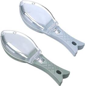 Bwesoo 742491745083 2pcs Fish Scale Remover Skin Grater Brush Cleaning Peeler Scaler Scraper K