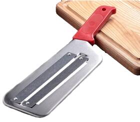 Bymall 068639796300 Vegetable Slicer Double 2 Slice Blade Slicing Knife Fish Scale Cleaner Knives
