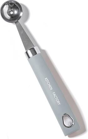 Carrotez 809878541927 Stainless Steel Smooth Grip Melon Baller - Small Icecream Ball Spoon