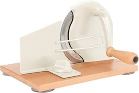 S201 Cawiu 744759190789 Manual Bread Slicer With Hand Crank- Adjustable Thickness Cutter For Even
