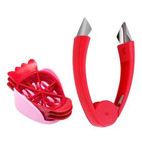 Cevisume 725683982367 Strawberry Stem Remover Slicer Set Kitchen Accessories Potatoes Pineapples Ca