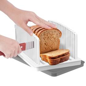 Breadslicer001 Cgrsgp Bread Slicer For Homemade - Adjustable Width Foldable Design And Built-i