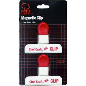 20858 Chef Craft Magnetic Mini Clip 3 In W Red/white