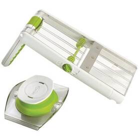 102-824-120 Chef N 6305924 Sleek Slice Handheld Collapsible Mandoline - Green