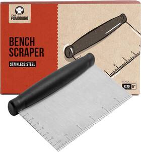 Cp-pp02 Chef Pomodoro Bench Scraper For Baking Dough 6-inch Kitchen Tool Pastry Steel