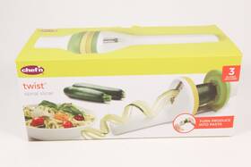 2414209 Chefn Chefftn Spiral Twist Zoodle Low Carb Zucchini Noodle Maker 3 Blades Included Nib