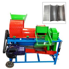 021569 Chongyttuo Multifunction Vibrating Screen Type Corn Soybean Thresher 7pcs Screens 220v 4hp