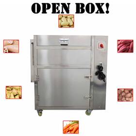 033203-ob Chongyttuo Open Box Automatic Electric Potato Brush Rolling Peeling Cleaning Machine 110v