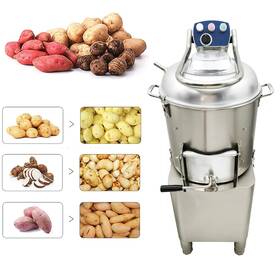 056892 Chongyttuo Automatic Vertical Potato Peeling Machine Stainless Steel Peeler Washer 420lb/h
