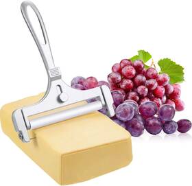 Do99 Choolo Wire Cheese Slicer Adjustable Thickness Soft Semi Hard Cheeses Heavy Duty