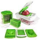 Chopperset11 Vegetable Chopper Slicer Cutter Peeler Interchangeable Stainless Steel 653334366702