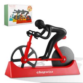 Chopwiza 769092121238 Bike Pizza Cutter Bicycle Slicer Stainless Steel Wheels Wi