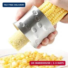 Chwaika 646690183892 Corn Stripper Cutter Stainless Steel Peeler Stripping Tool For Home Ki