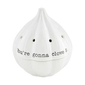 Circa 718540749753 Ceramic Garlic Keeper Kitchen Storage Jar Vintage Style