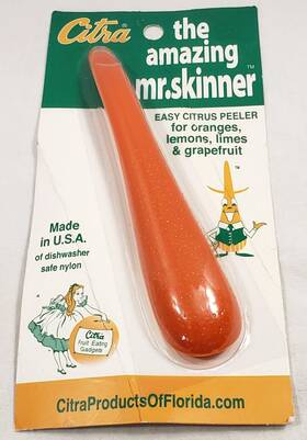212998 Citra The Amazing Mr Skinner Citrus Peeler Orange Lemon Lime Grapefruit Usa Htf