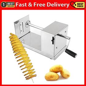 Cn 705353771842 Techtongda Tornado Potato Spiral Cutter Manual Stainless Steel Twisted