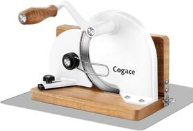 Cogace 768917221191 Foldable Manual Bread Slicer With Dual 6.7 Inch German Rsg Blades