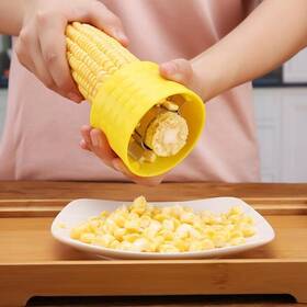 Cohpoh 750874600782 Corn Cob Stripper Stainless Steel Peeler Splitter Remover Quick And Conv