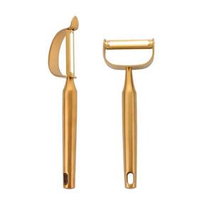 Color Me 717428940657 188 Stainless Steel Swivel Vegetable Peelers Y-shaped And P-shaped