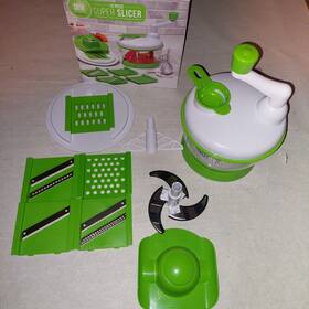 Eks6471 Cook Works 13-piece Super Slicer By Art Chop Julienne Grate Slice Shred