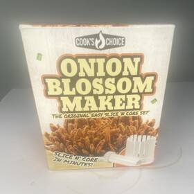 Ckh-obm-151 Cooks Choice Onion Blossom Maker Set With Slicing Guide Easy Clean