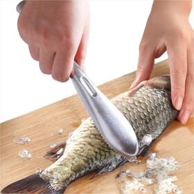 Copora 313110567562 Fish Scaler Brush Remover With Stainless Steel Sawtooth Easily Remov