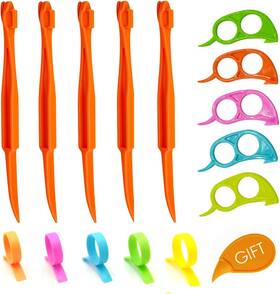Kp-c-01 Cosmer Orange Peeler Set Easy Open Citrus Lemon Peel Cutte