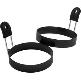 Cotey 710560390847 3.5 Inch Egg Rings Set Of 2 With Silicone Handle Large Ring For Frying Eggs Rou