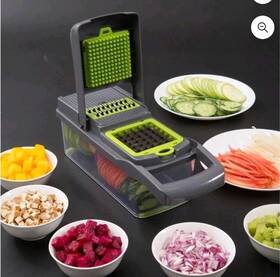 Cowin 887531592156 Vegetable Chopper 14 In 1 Veggie Multifunctional Food Cutter With