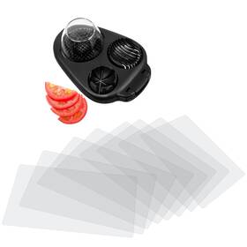 6a157ee0bfab7e386e64d9d9 Craftycrocodile Egg Slicer For Hard Boiled Eggs 3 Slice Modes Black And Clear
