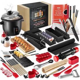 Craftzee 810039691731 All-inclusive Sushi Making Kit For Beginners And Professionals - Maker Wi