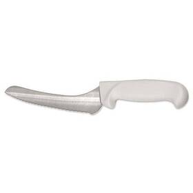Kn20 Crestware Bread Knife Serrated 9 Inch L White