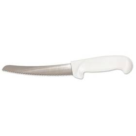 Kn21 Crestware Bread Knife Serrated 10 Inch L White