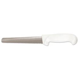 Kn22 Crestware Bread Knife Straight 10 Inch L White