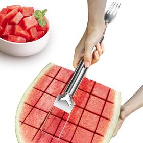 Crt-02 Crisptaste Cripstaste Watermelon Fork Cutter Slicer Tool 1 Pack 304 Stainless Steel