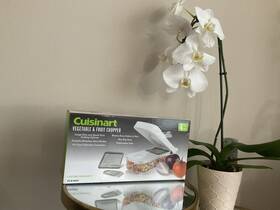 Cuisinart 086279200587 Vegetable And Fruit Chopper Large Small Dice Collection Cup New