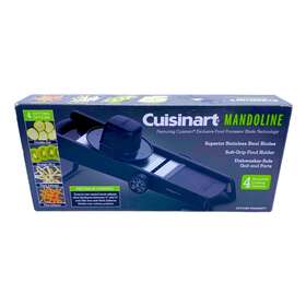 Ctg-00-man02 Cuisinart Mandolin Stainless Blades 4 Cutting Options Food Pusher And Manual Black