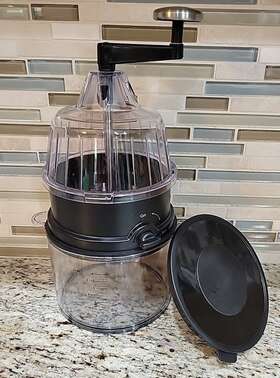 Ctg-00-spi4 Cuisinart Food Spiralizer Black Plastic Julienne Ribbon Or Thin Cut