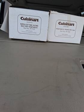 Fp733 Cuisinart Fp740 Ripple Cut Fine Slicer Vegetable And A Fry Disc Fp733/740
